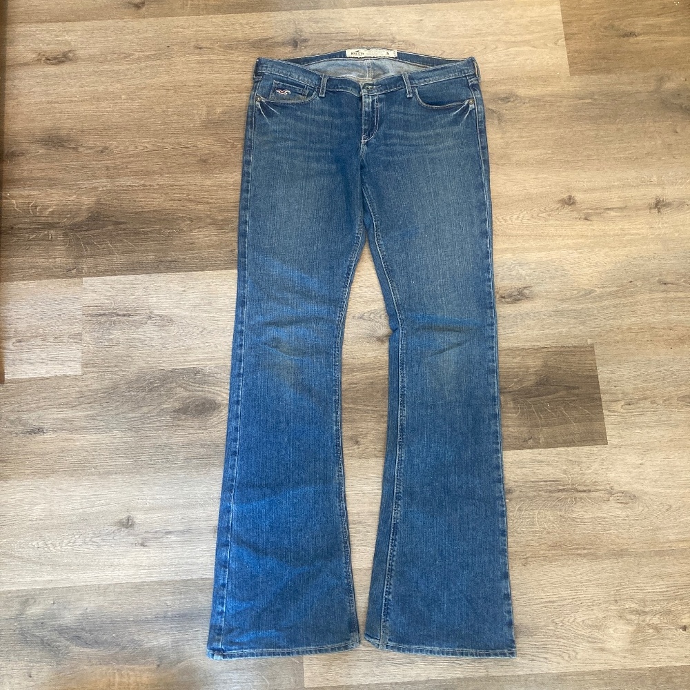 Vintage 2000s Hollister Cali Flare Low Rise Jeans 9 LONG
